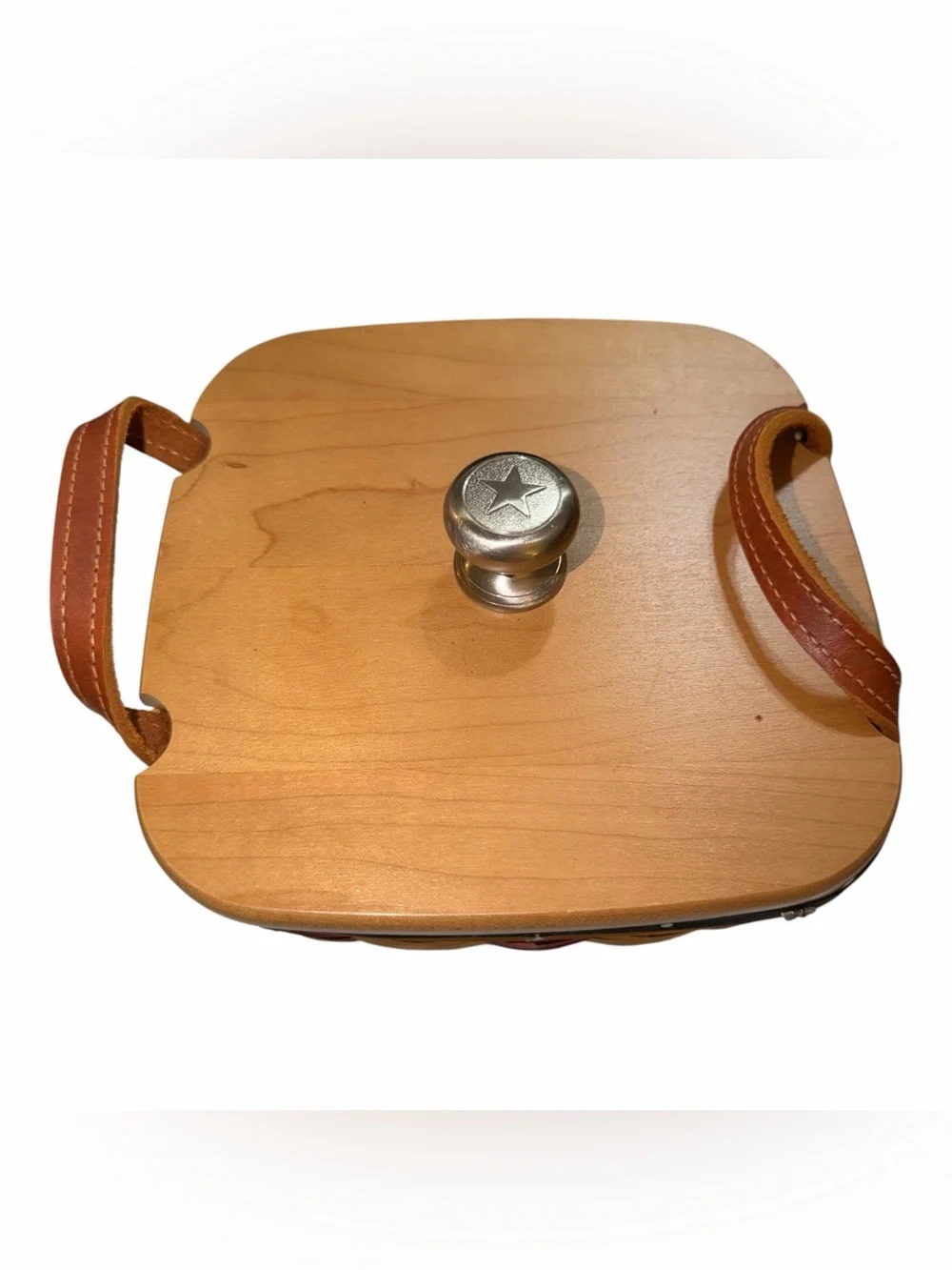 VINTAGE Longaberger Proudly American Basket with Lid